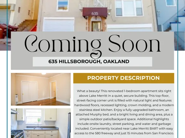 635 Hillsborough, 635 Hillsborough St #C, Oakland, CA 94606