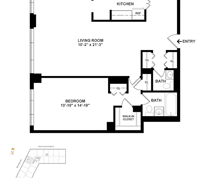 20 W 64th St #22J — Photo 2