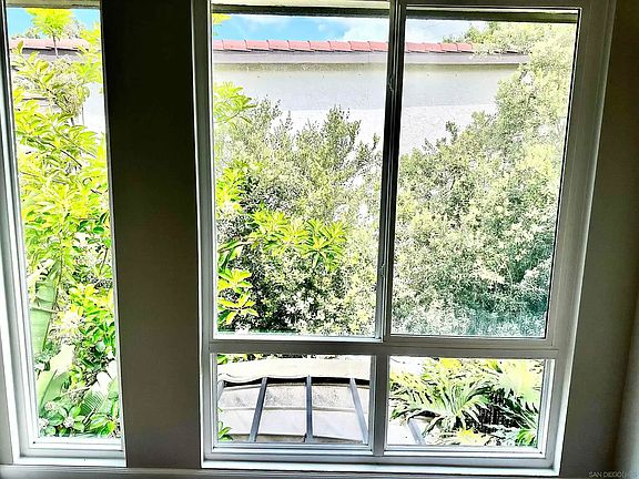 Large kitchen window, lets natural light into the dining area