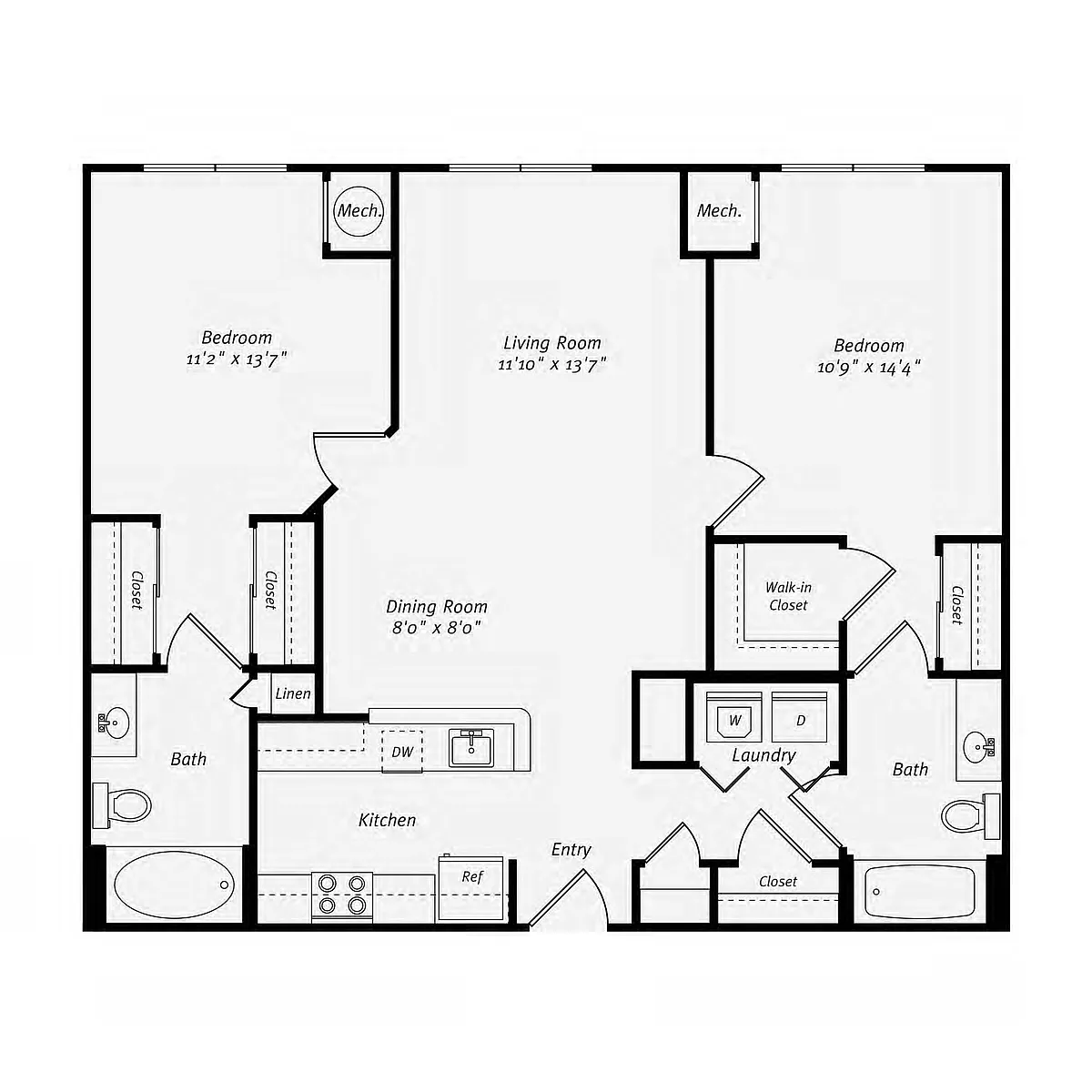 Floor plan B6A