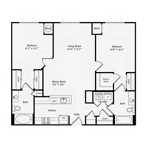 Floor plan B6A