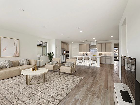Virtually Staged Dream Great Room