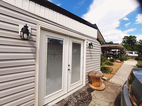 Gym french doors