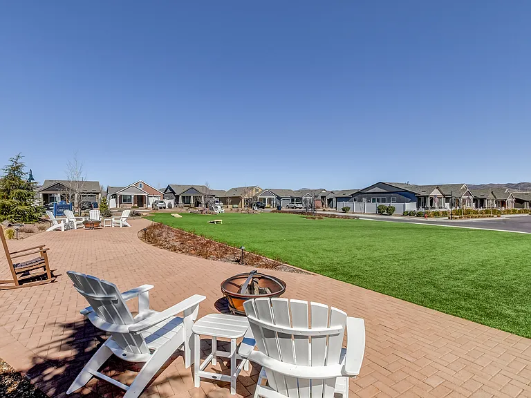 Firepits and Adirondack chairs
