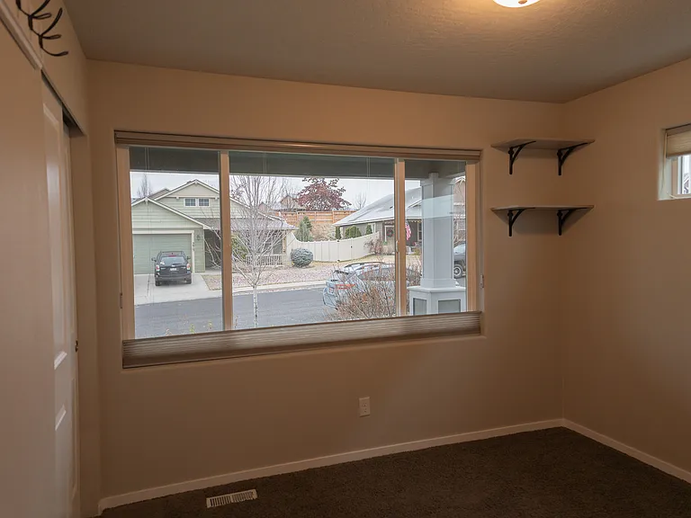 Bedroom #3 - great for an office with lots of light and shelves
