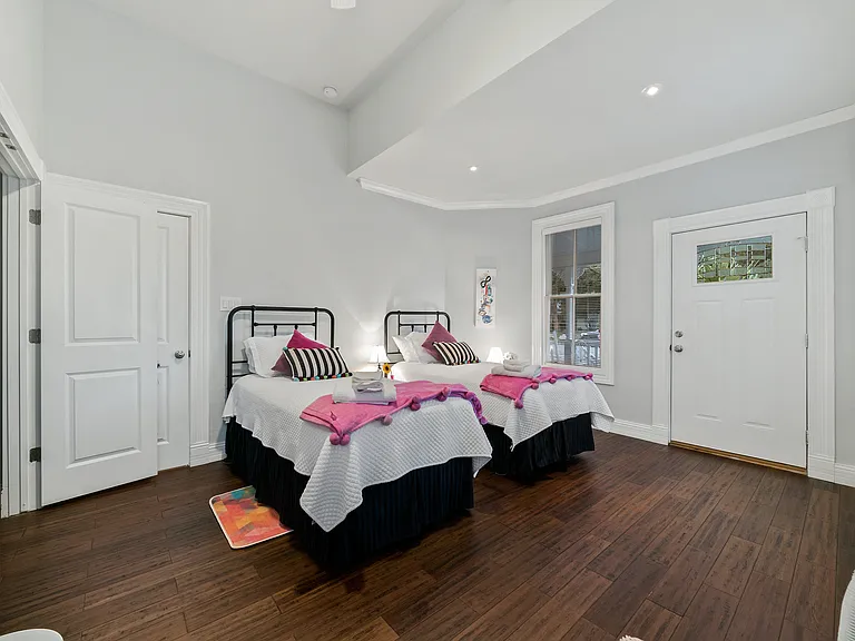 Bedroom #4 has a door to the outside for optimal privacy