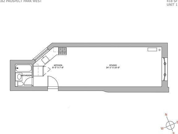 2nd image of 182 Prospect Park W APT 1