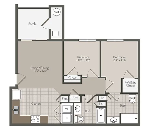 Floor plan B