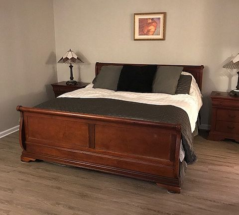 First-floor master bedroom