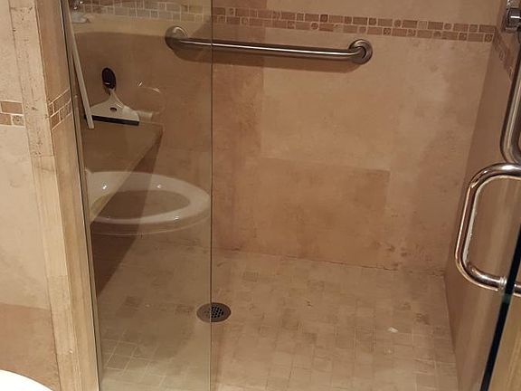 Custom Limestone Bath