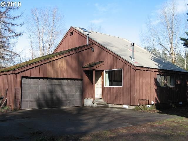 View from driveway