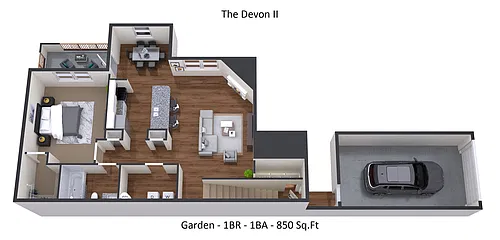 Floor plan Devon II - w/ garage