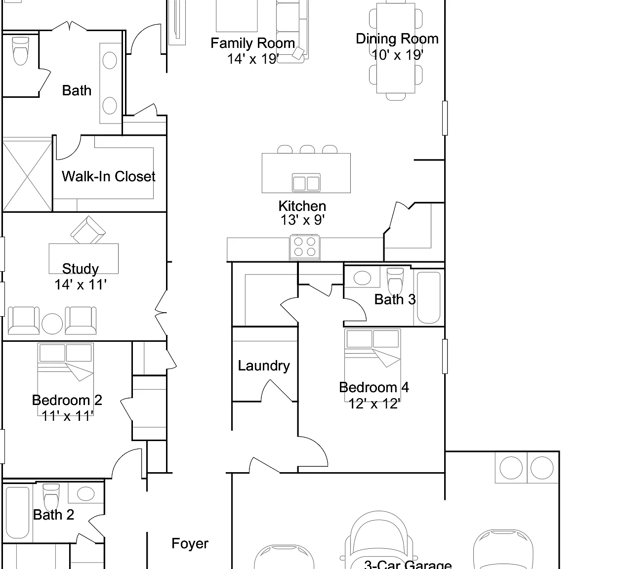 4 bed, 3.0 bath, 2302 sqft, $1,800 — Photo 3