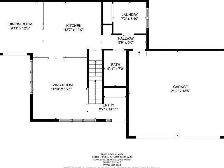 First floor plan second
