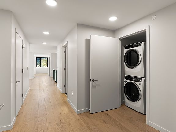 Laundry and hallway