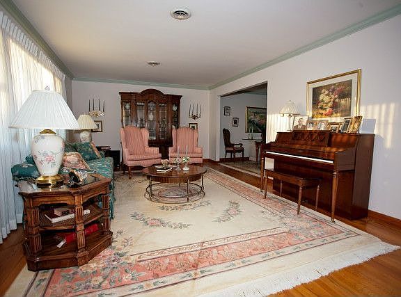 Living Room with hardwood floors