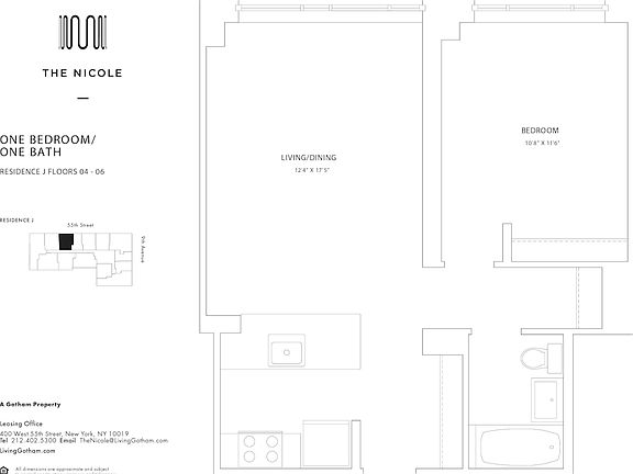 2nd image of 400 W 55th St APT 4J