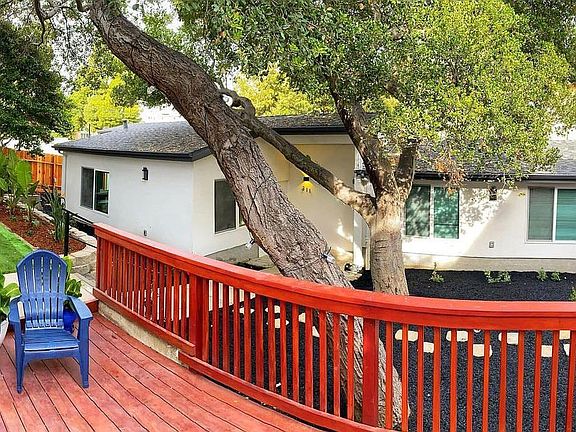 Backyard and Unit Entryway
