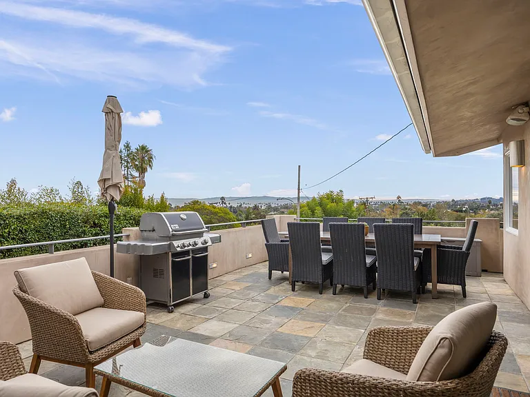 Enjoy the beautiful Santa Barbara weather in a variety of seating options.