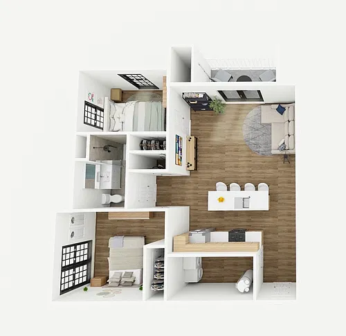 Floor plan Pioneer - BMR