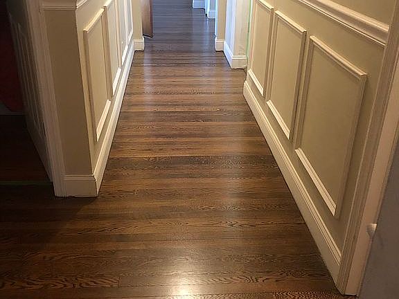 Refinished hard and molding
