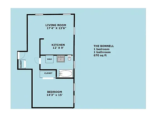 Floor plan BONNELL