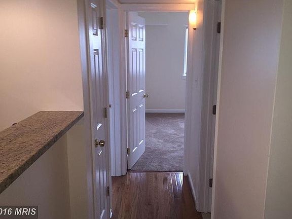 Hallway to 2 bedrooms and 1 bathroom