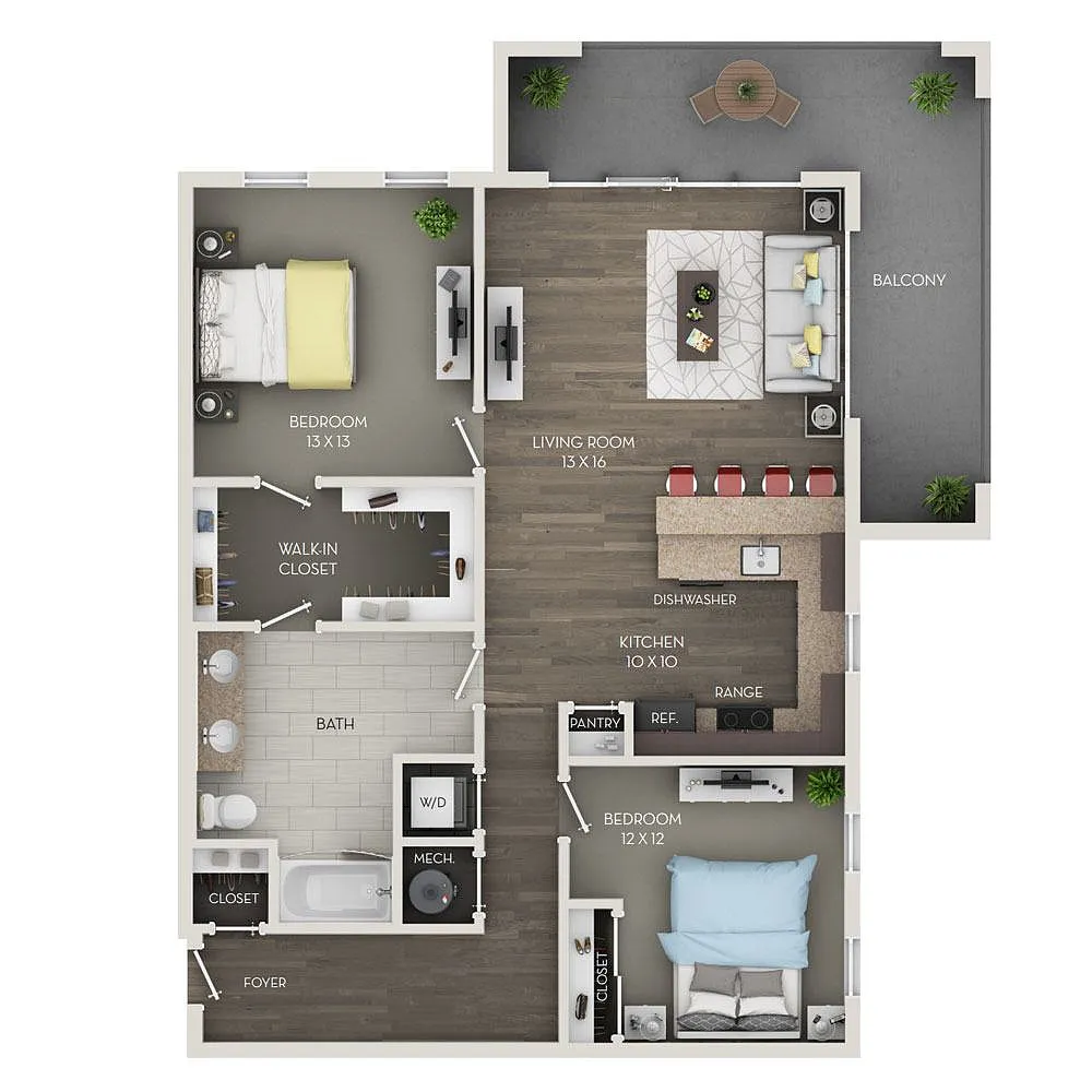 Floor plan Merlot