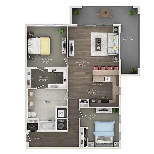Floor plan Merlot