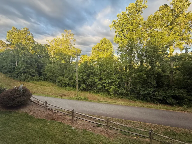 The Bicentennial Greenway is in the backyard, which provides a great place to walk or ride bikes.