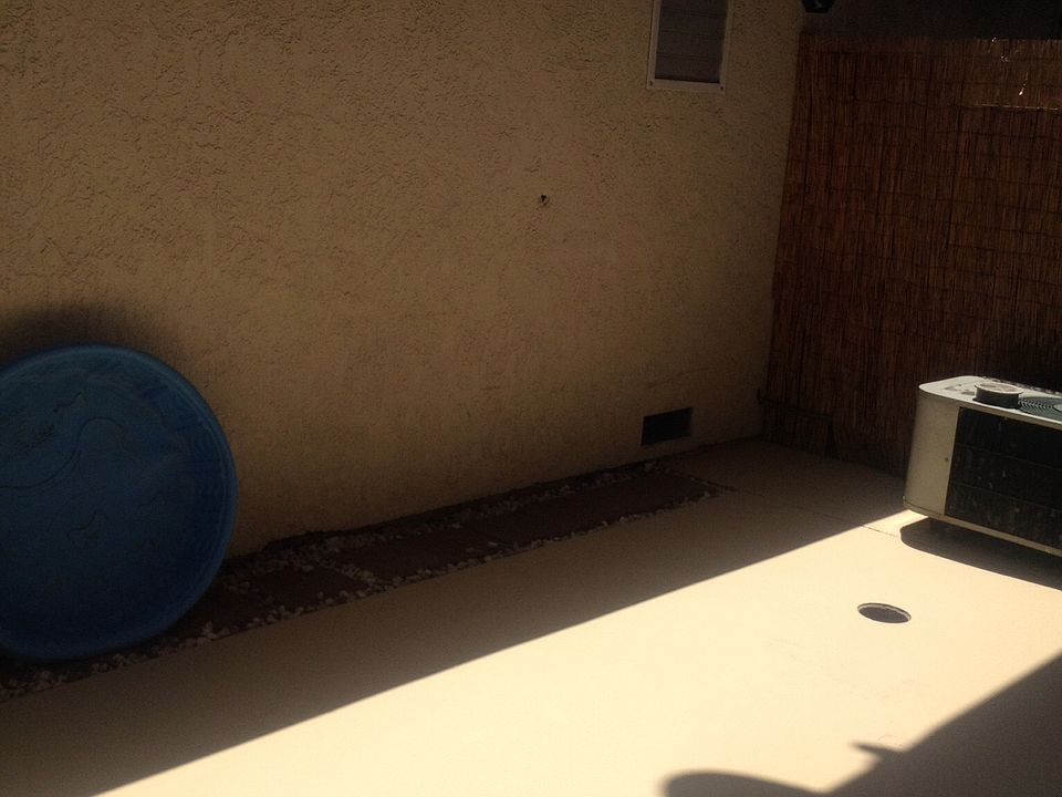Private patio attached