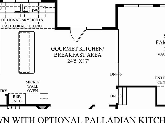 Optional Palladian Kitchen