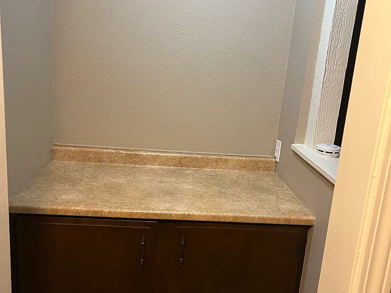 Extra storage, or desk, or serving area...you decide...