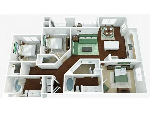 Floor plan PLAN C1