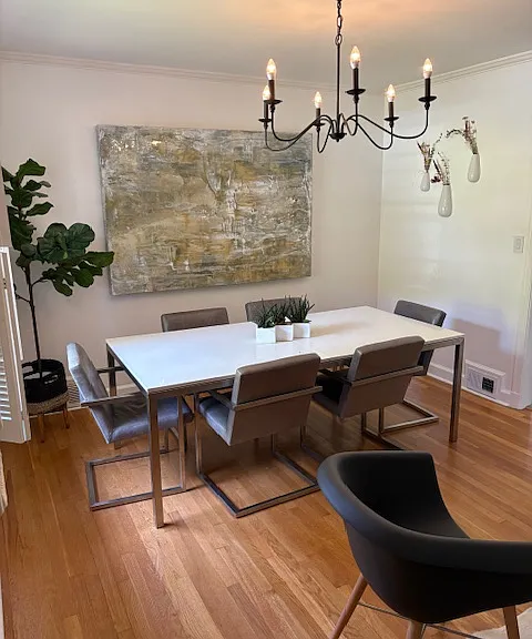Dining Area-All original Hardwood Floors Throughout