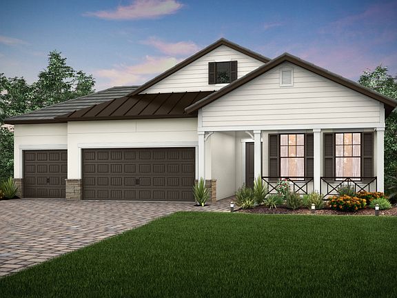 Exterior KW2D with 3-Car Garage