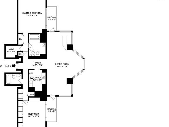 2nd image of 301 W 57th St APT 51C