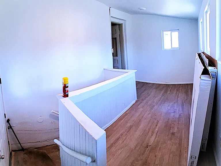 back entry hallway and stairs