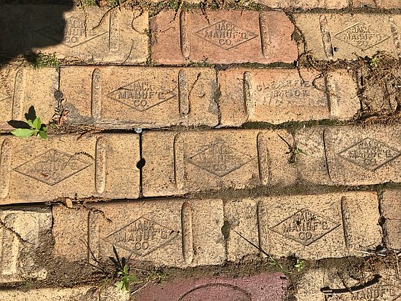 Brick Driveway.