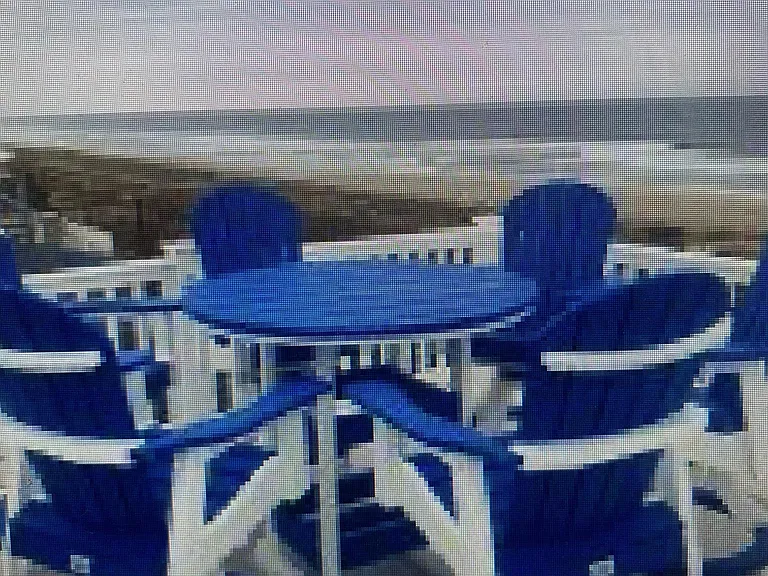 Deck Polywood Set. Ocean view Unit 2.