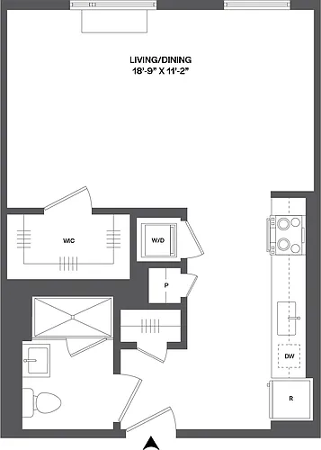 Floor plan Studio-SB-2.3