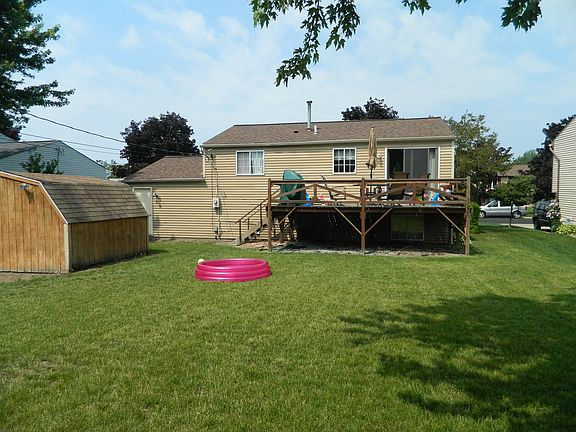 Rear of house