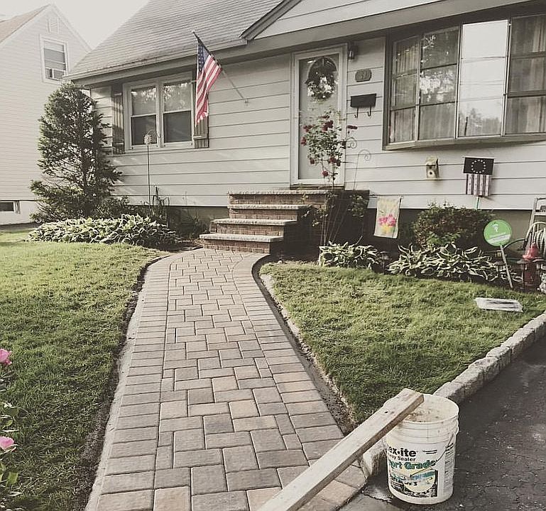 New stairs and pavers 