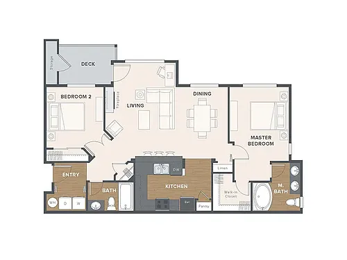 Floor plan Multnomah