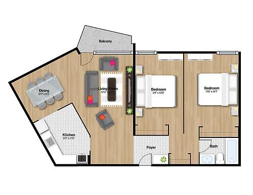 Floor plan 2012