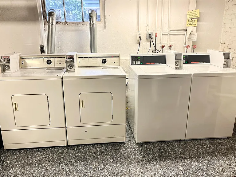 Laundry in basement
