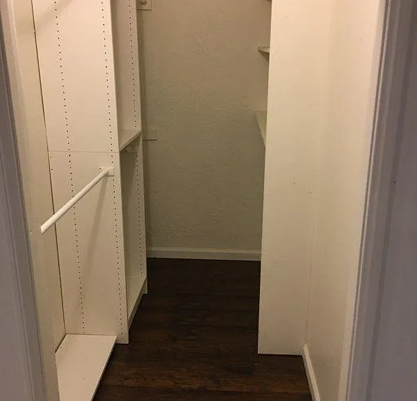 Master bedroom walk-in closet
