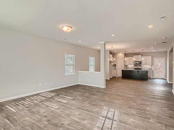 Spacious open floor plan.