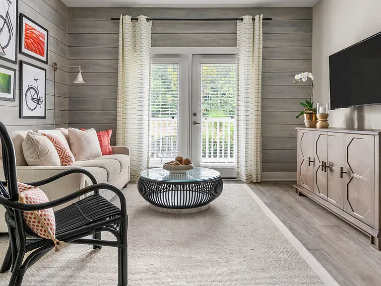 Living Room with Hard Surface Flooring