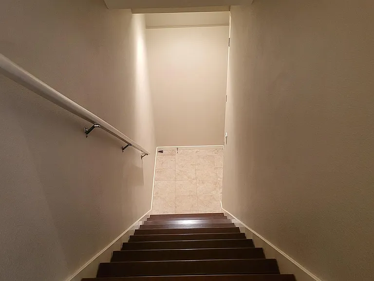 stairs to the garage